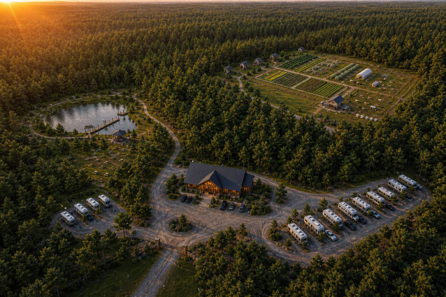 Aerial View - Cobles Landing